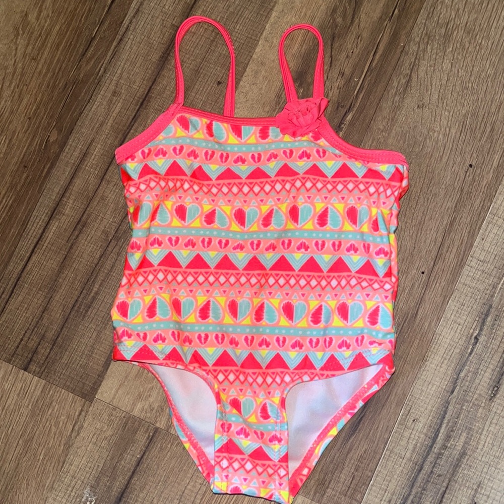OP | One Piece Swimsuit | 3/6 Months | multi- color |